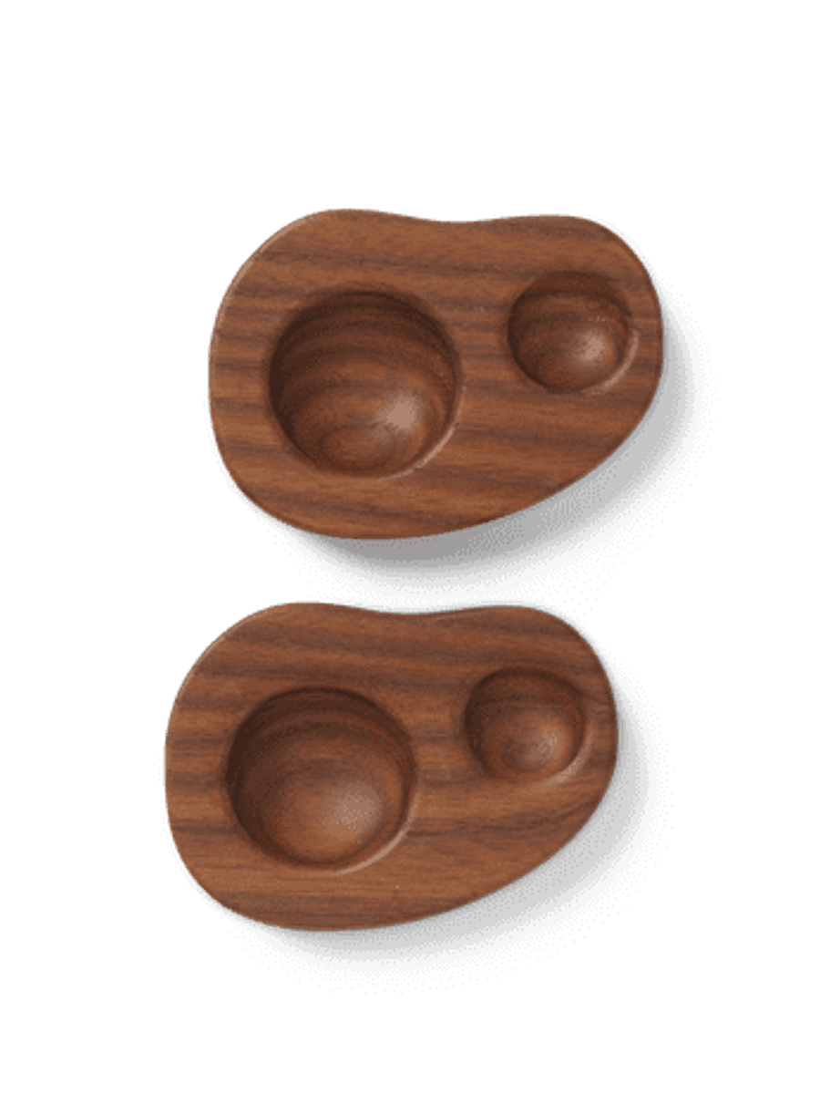 Cairn eggeholder 2 pk, Mørk brun