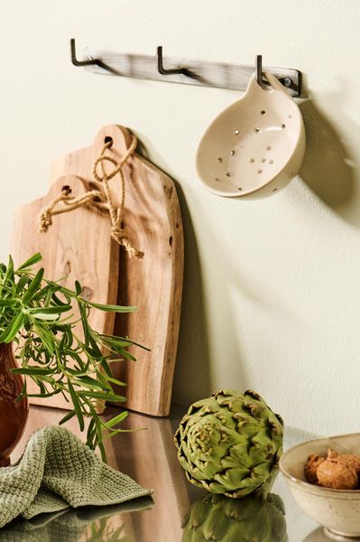 Hovedbilde Serveringsbrett akasietre m/jutesnor