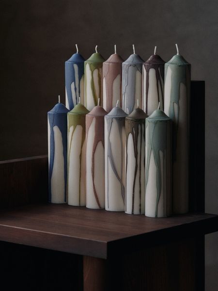 Hovedbilde Dryp Pillar Candle H20 - Dark Chocolate