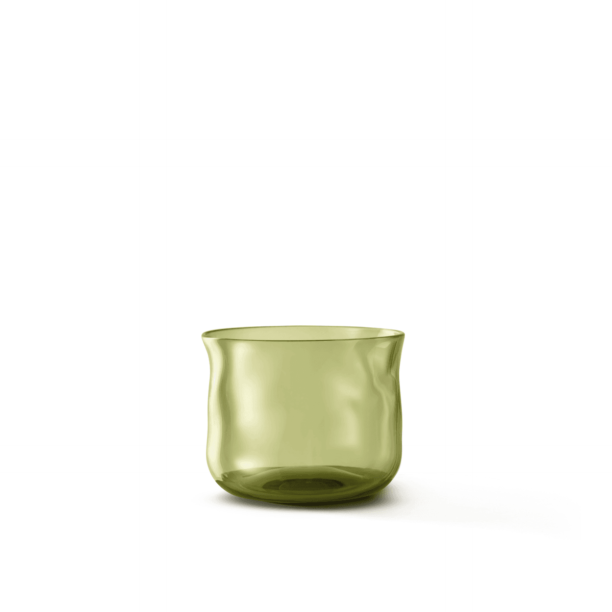 Swirl Glass, Moss - 2 pk