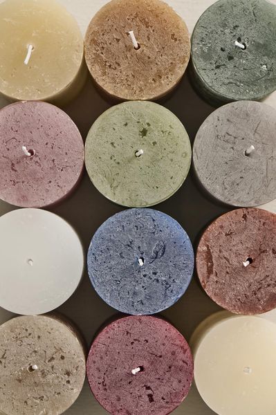 Hovedbilde Rustikk Kubbelys 14 cm - Kitt