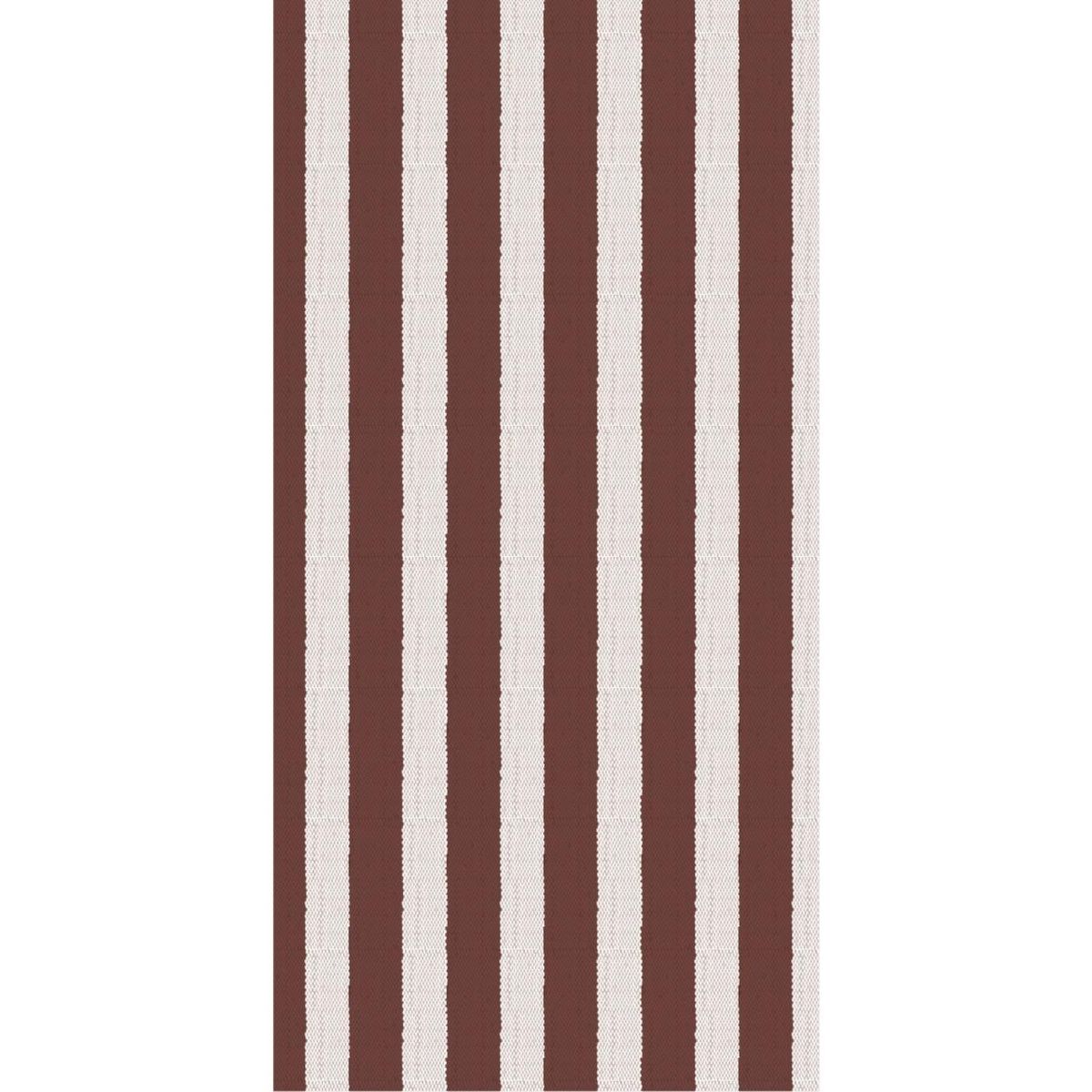 Serviett 10x20 cm - Tykke brune striper