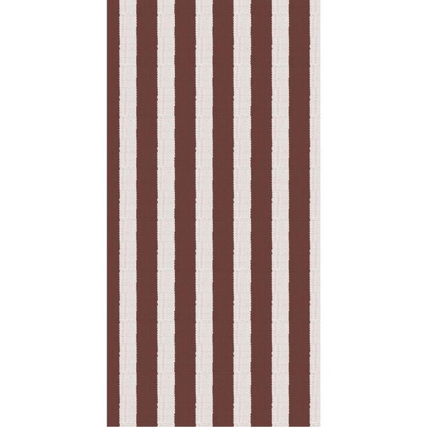 Hovedbilde Serviett 10x20 cm - Tykke brune striper