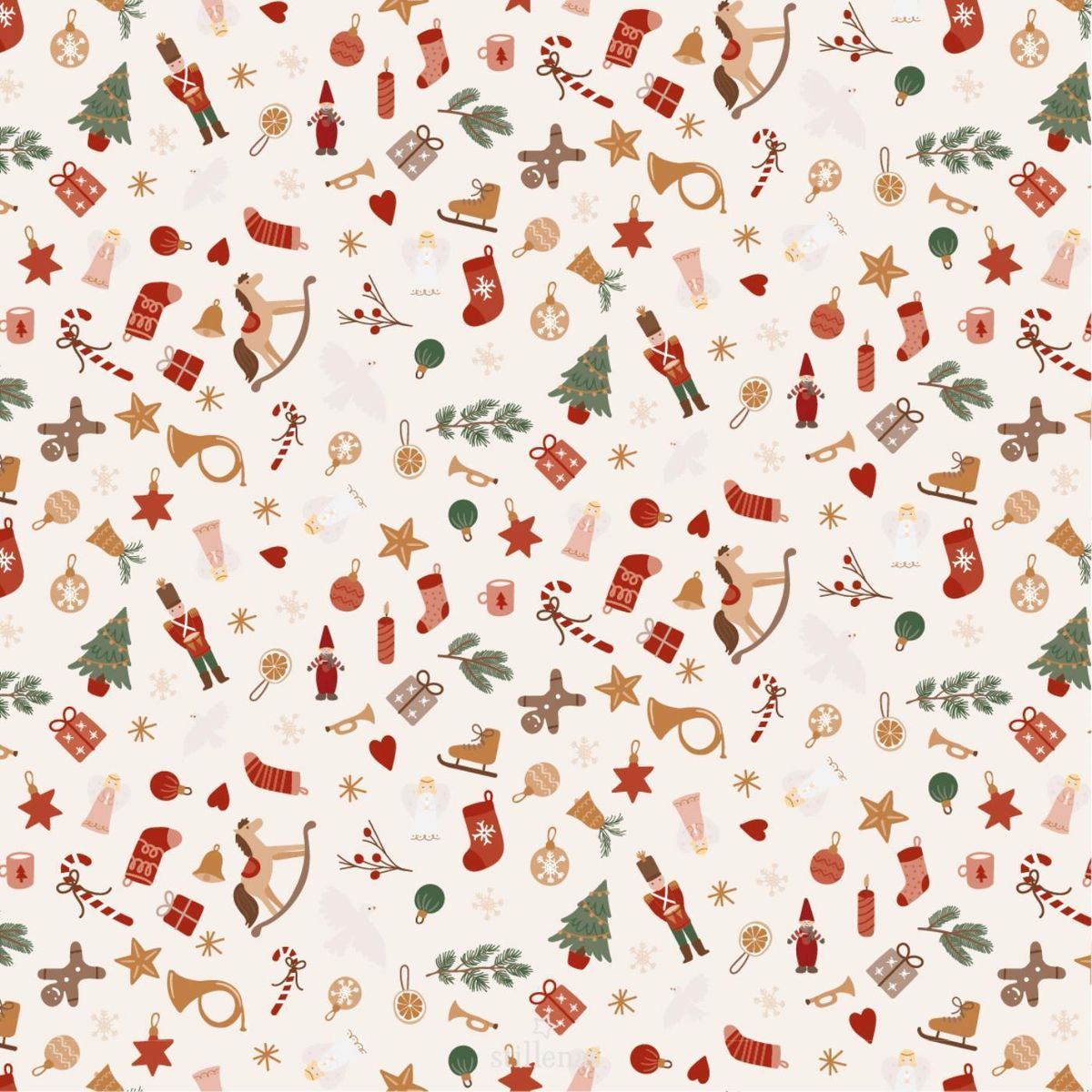 Serviett 20x20 cm - Julemotiv