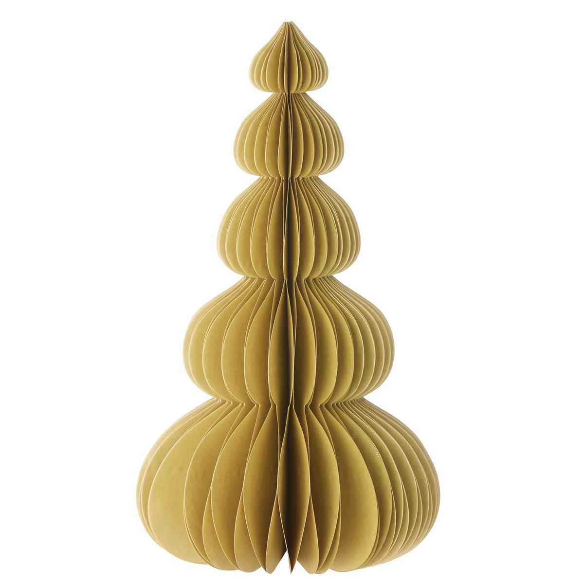 Honeycomb juletre H40 cm – Pekanbrun