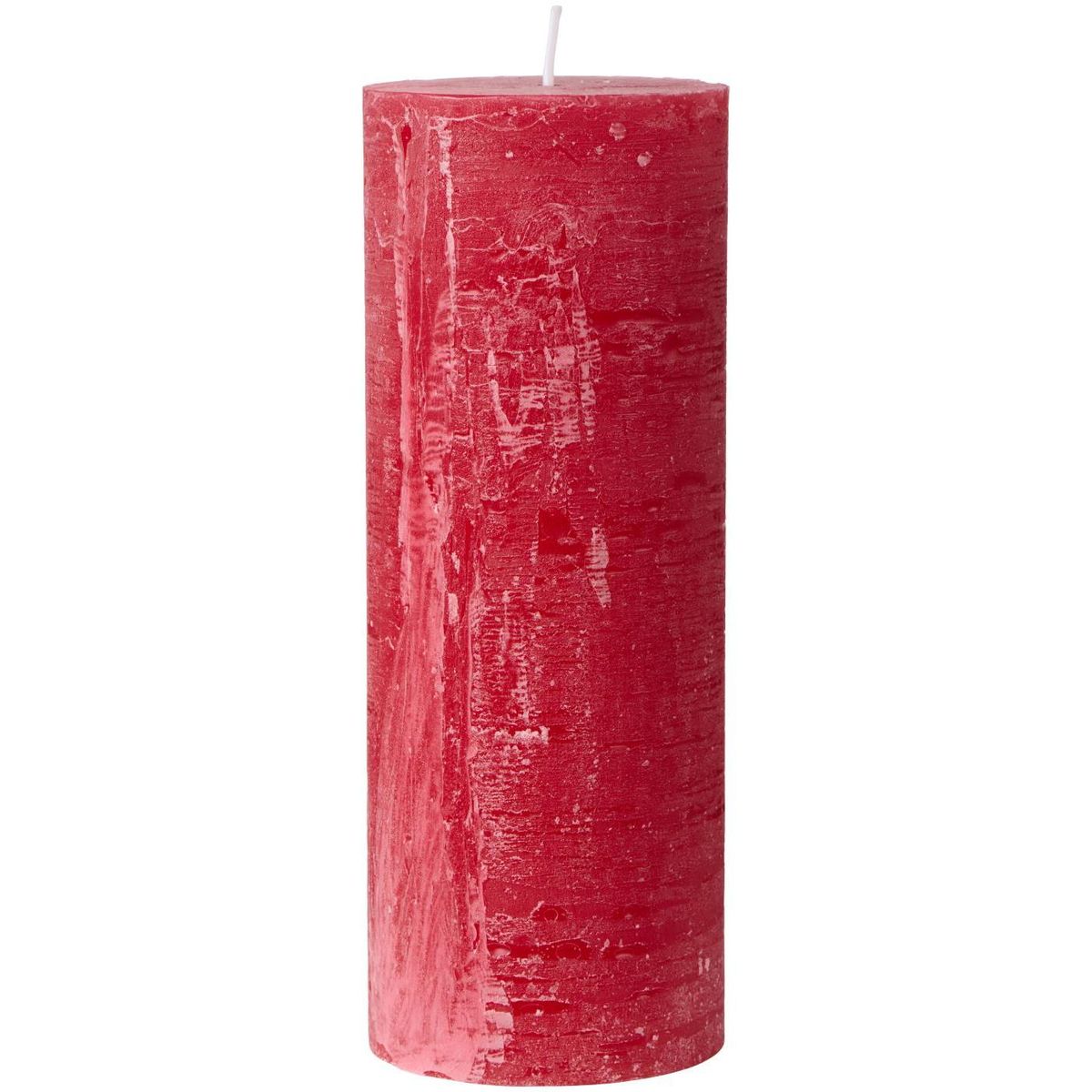 Rustikk Kubbelys 18 cm - Nordic Red