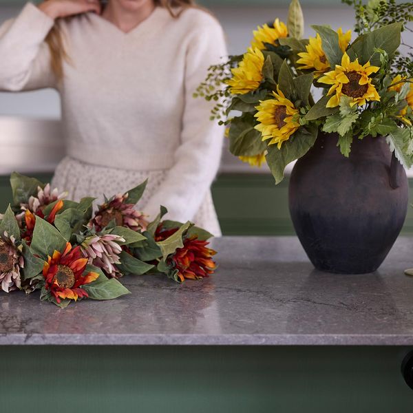 Hovedbilde Solsikke 60 cm, Gul