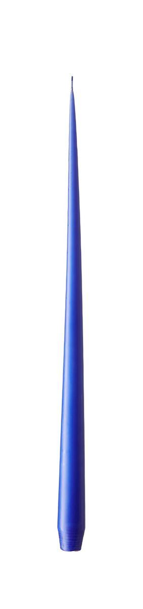 Kronelys 32 cm - Cornflower