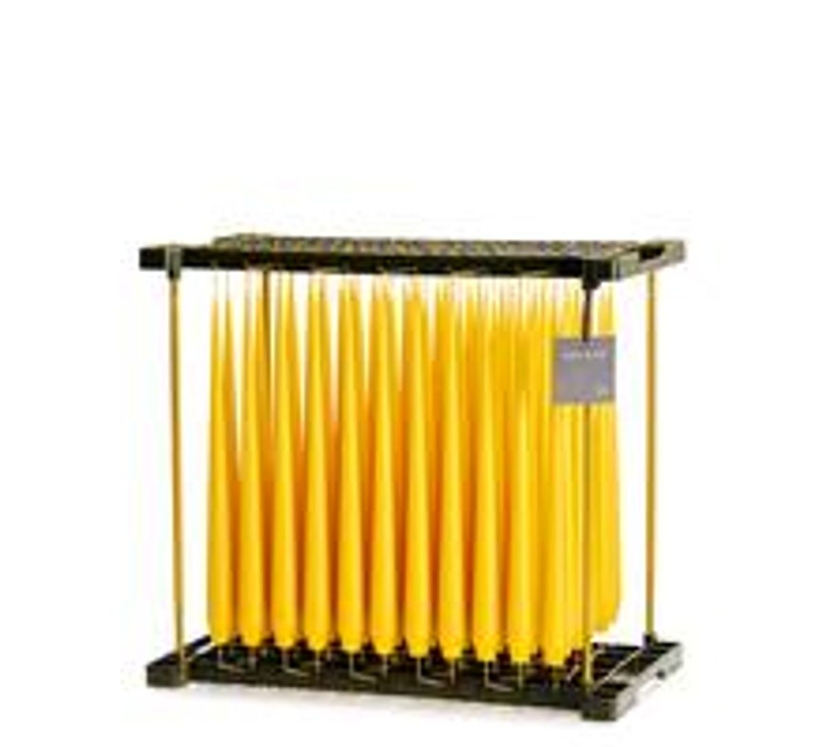 Kronelys 32 cm,  med lakk - Honey Balm
