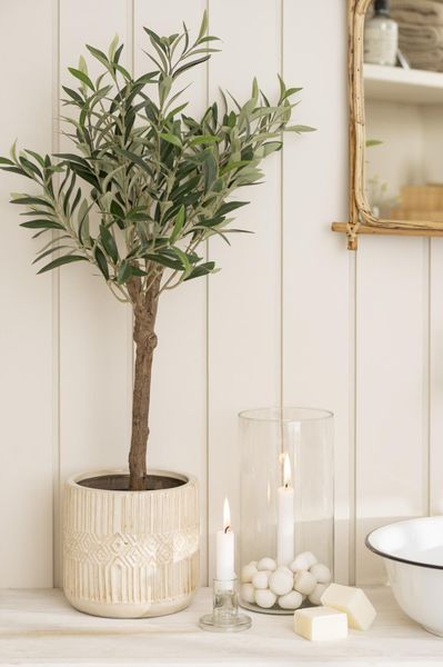 Hovedbilde Lysestake til kronelys, klart glass