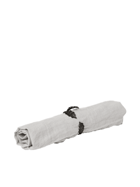 Hovedbilde Holly Leaf Serviettringer, 4 stk - Black Brass
