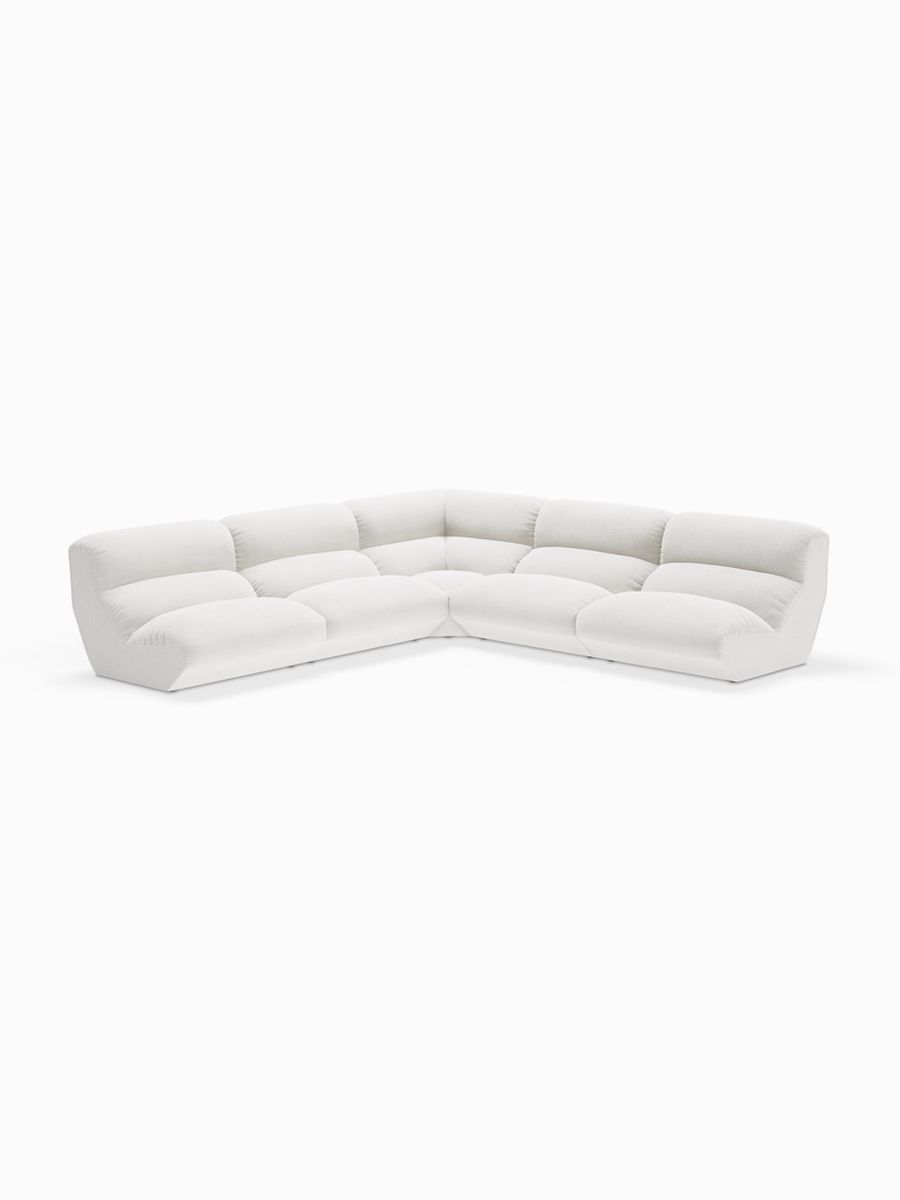 Hi Lo Modulsofa AV54-AV55 - Benhvit