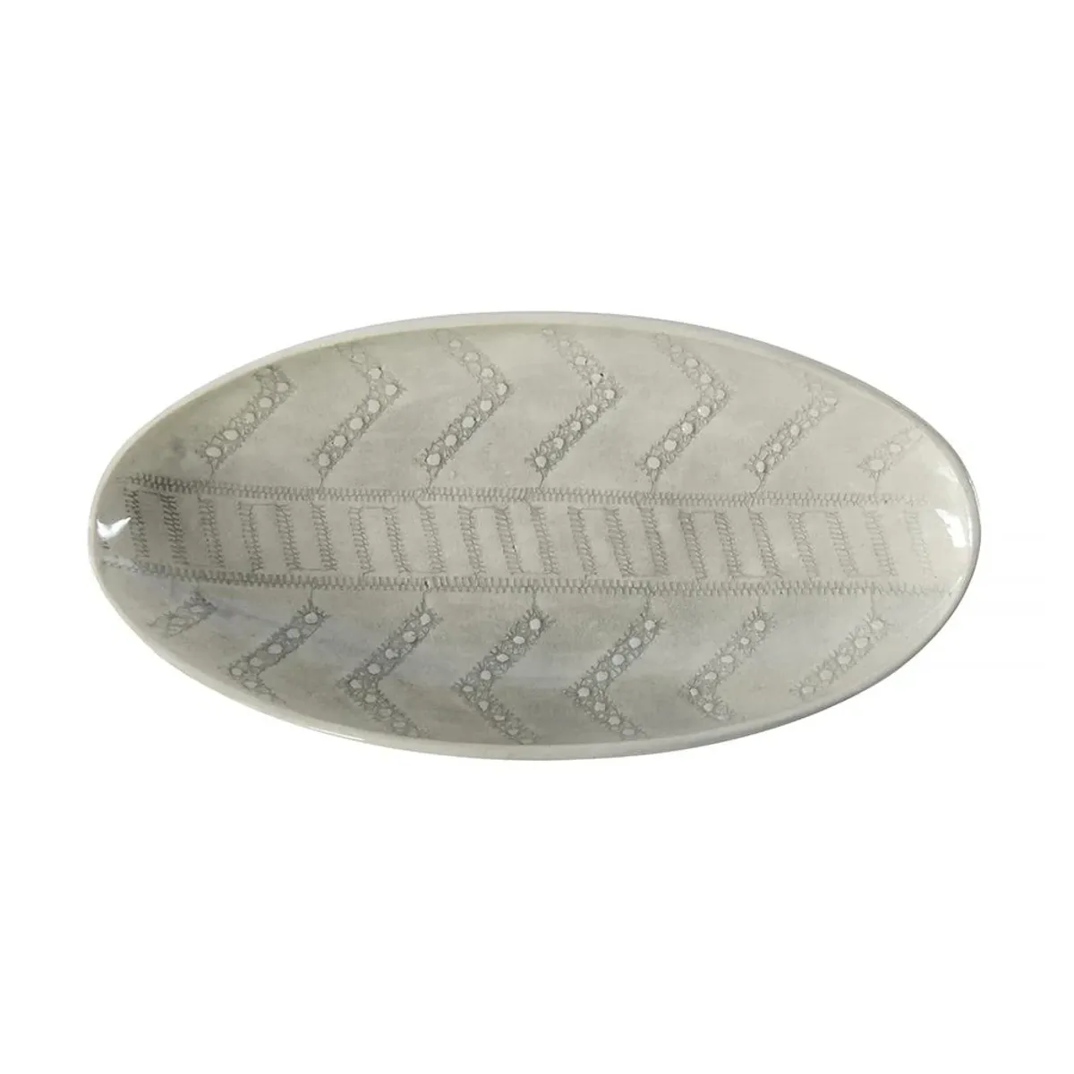 Pebble Olive Dish - Warm Grey