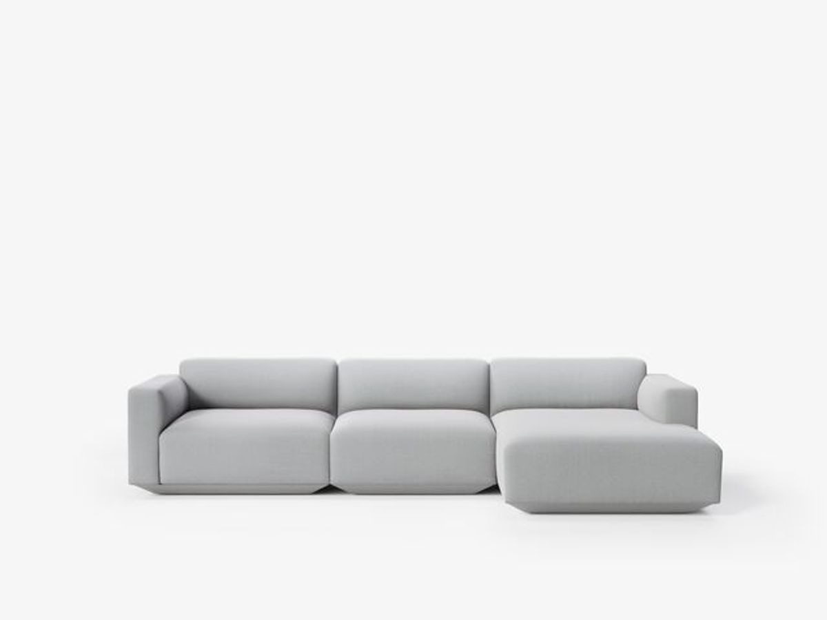 Develius EV1 modulsofa, 3 seter med sjeselong - Clay 0003