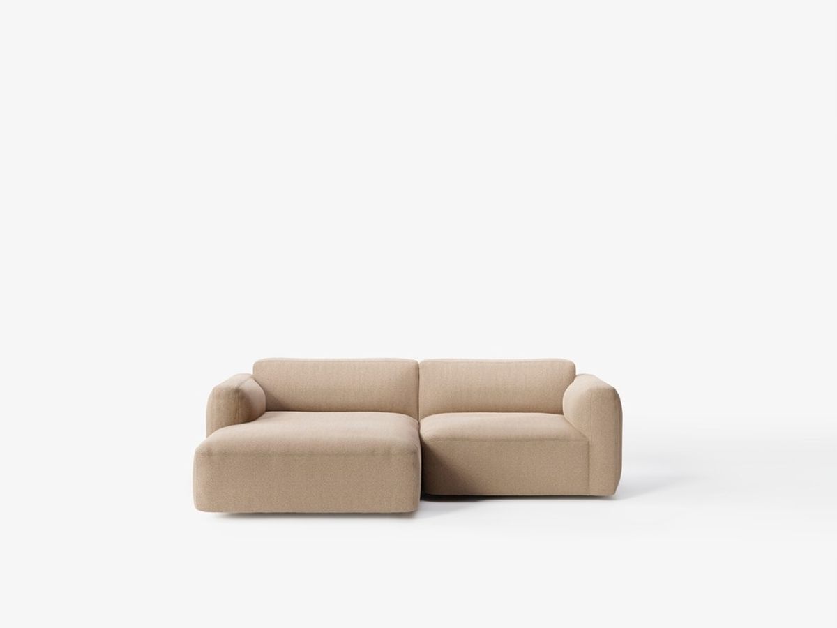 Develius Mellow modulsofa, 2 seter med sjeselong - Karakorum 003, Beige